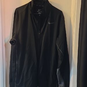 Nike Men's Black Windbreaker Jacket